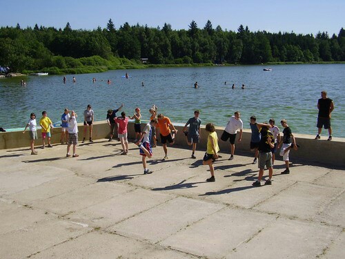 Hráz v současné podobě.